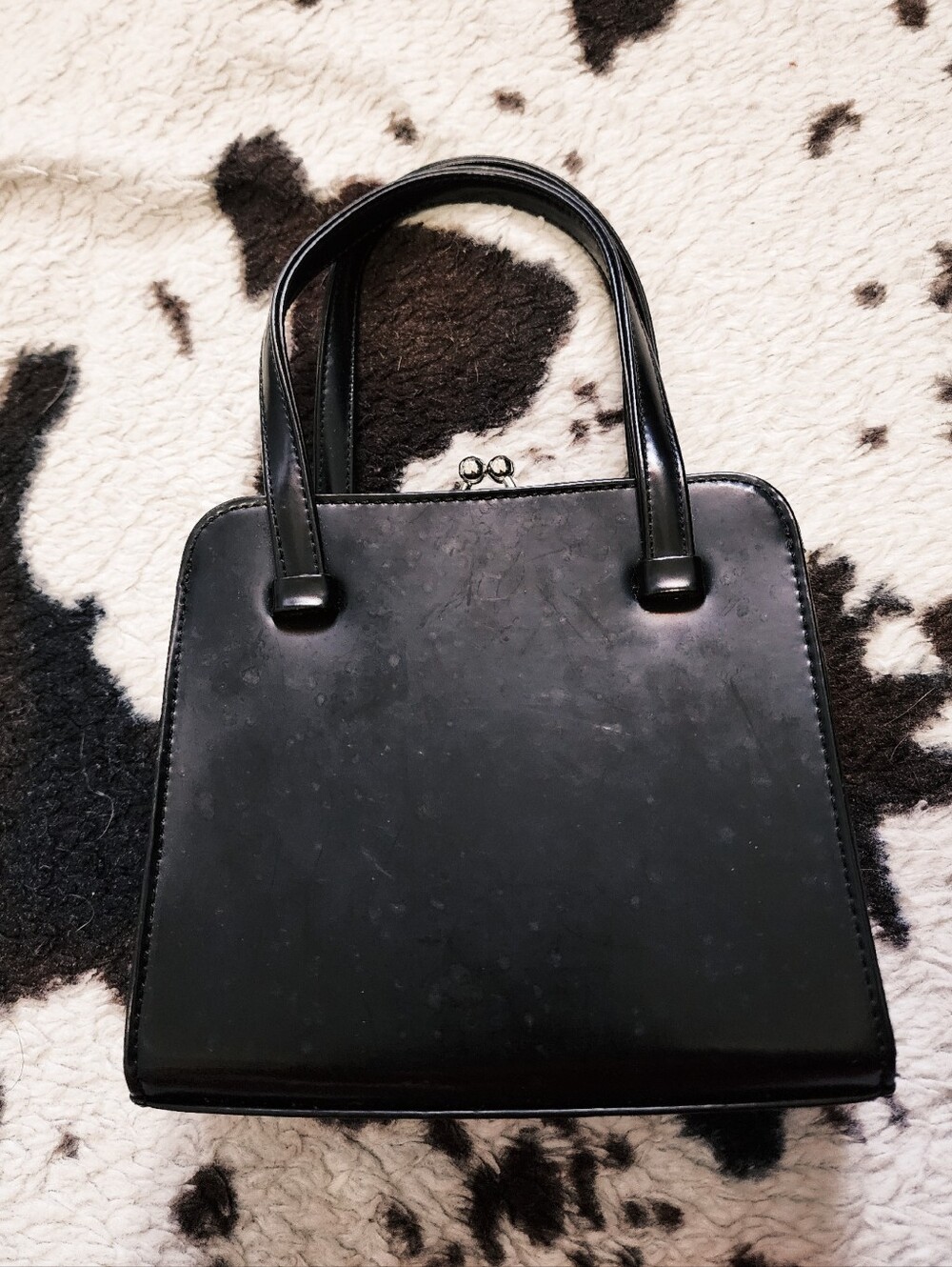WOMEN'S 50'S STYLE MINI BAG - BLACK